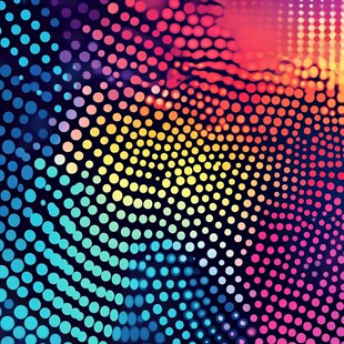 波普点渐变效果