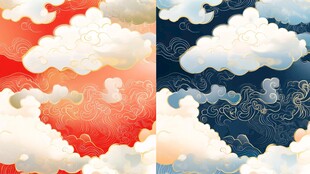 宋代云图高端云纹装饰