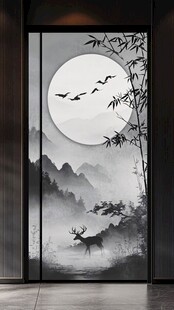 高端移门屏风装饰画