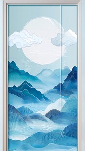 新中式山水门窗