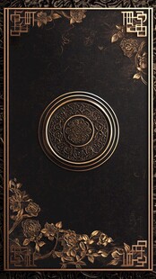 暗金色富贵背景