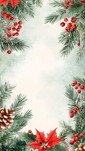 圣诞节边框