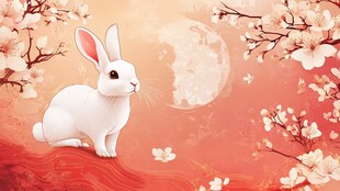 兔年中式插画
