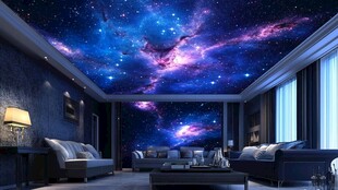 宇宙银河系背景墙