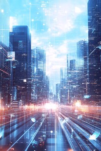 科技城市科技背景