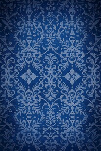 深蓝色浪漫深邃花纹