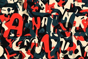 无缝拼接英文字母