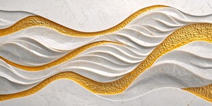 山水线条浮雕背景