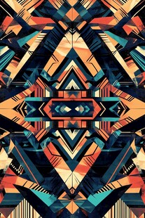 抽象炫酷艺术图腾意境