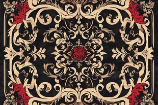 红金色欧式背景
