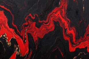 红色流体创意大理石纹