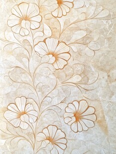 玻璃花纹艺术拼花