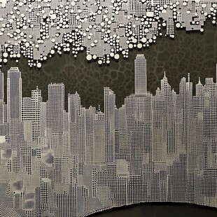 金色背景金色城市