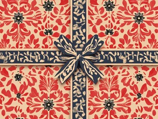 礼品包装背景图案底纹