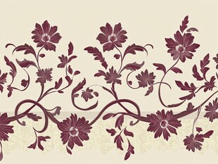 花卉墙纸设计