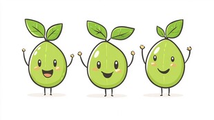 水果吉祥物形象设计