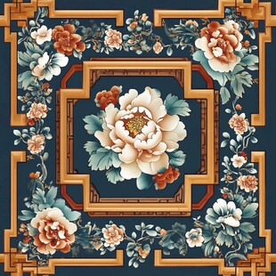 豪华至尊大气富贵图案