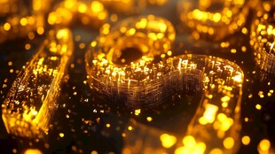 金色无限科技背景