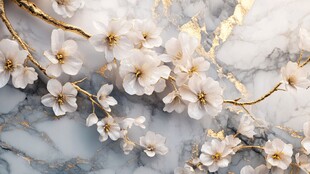 梅花轻奢背景墙