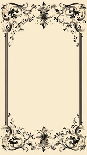 欧式花纹边框背景