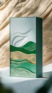 云雾茶插画包装设计