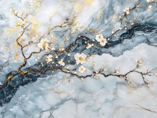 蓝色玛瑙石艺术背景