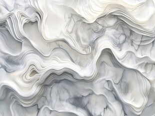 渐变抽象流体装饰画