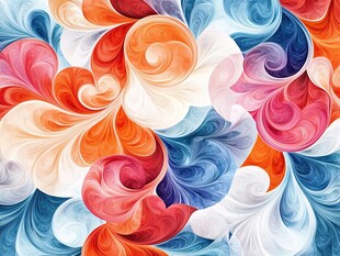 3d印花旋涡背景