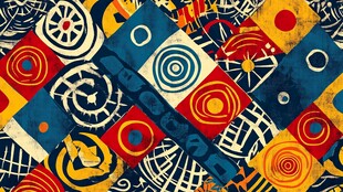 非洲风格布匹印花