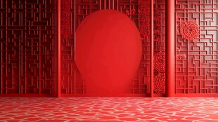大红门背景