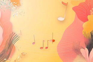 声乐海报设计背景