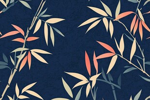 自然枝叶墙纸花纹