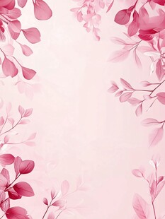 粉色植物背景大图