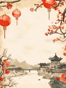 古典古风复古江南水墨