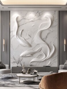 轻奢艺术背景墙