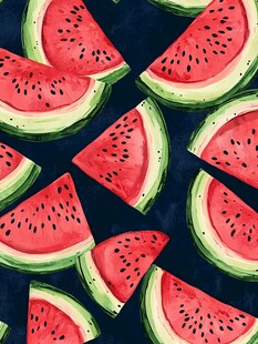 西瓜背景素材