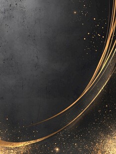 质感黑金色年会