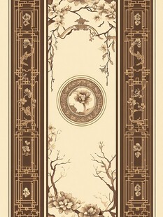 古典移门屏风装饰