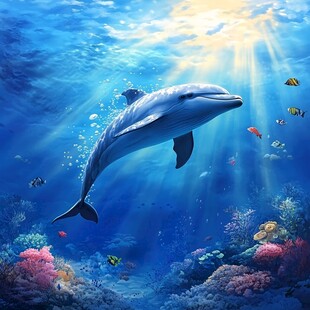 3d展画3d地贴海洋