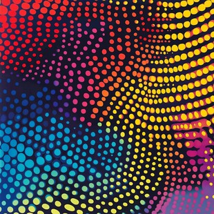 波普点渐变效果