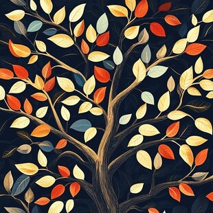 欧美传统彩叶树