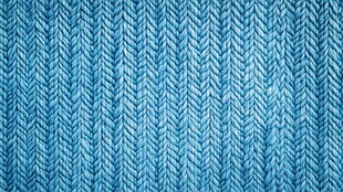 蓝色针织纹理