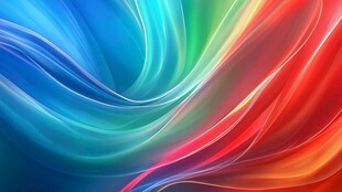 彩色酷炫流动感背景