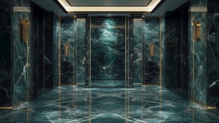 高档酒店电梯间