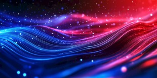 红蓝科技无限背景