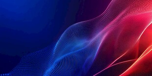 红蓝渐变科技背景