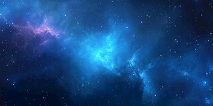 炫酷蓝色宇宙背景