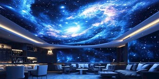 宇宙银河系背景墙