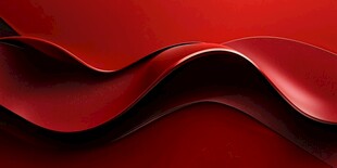 红色飘带高端地产背景