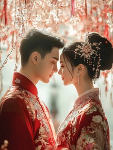 新郎新娘中式风